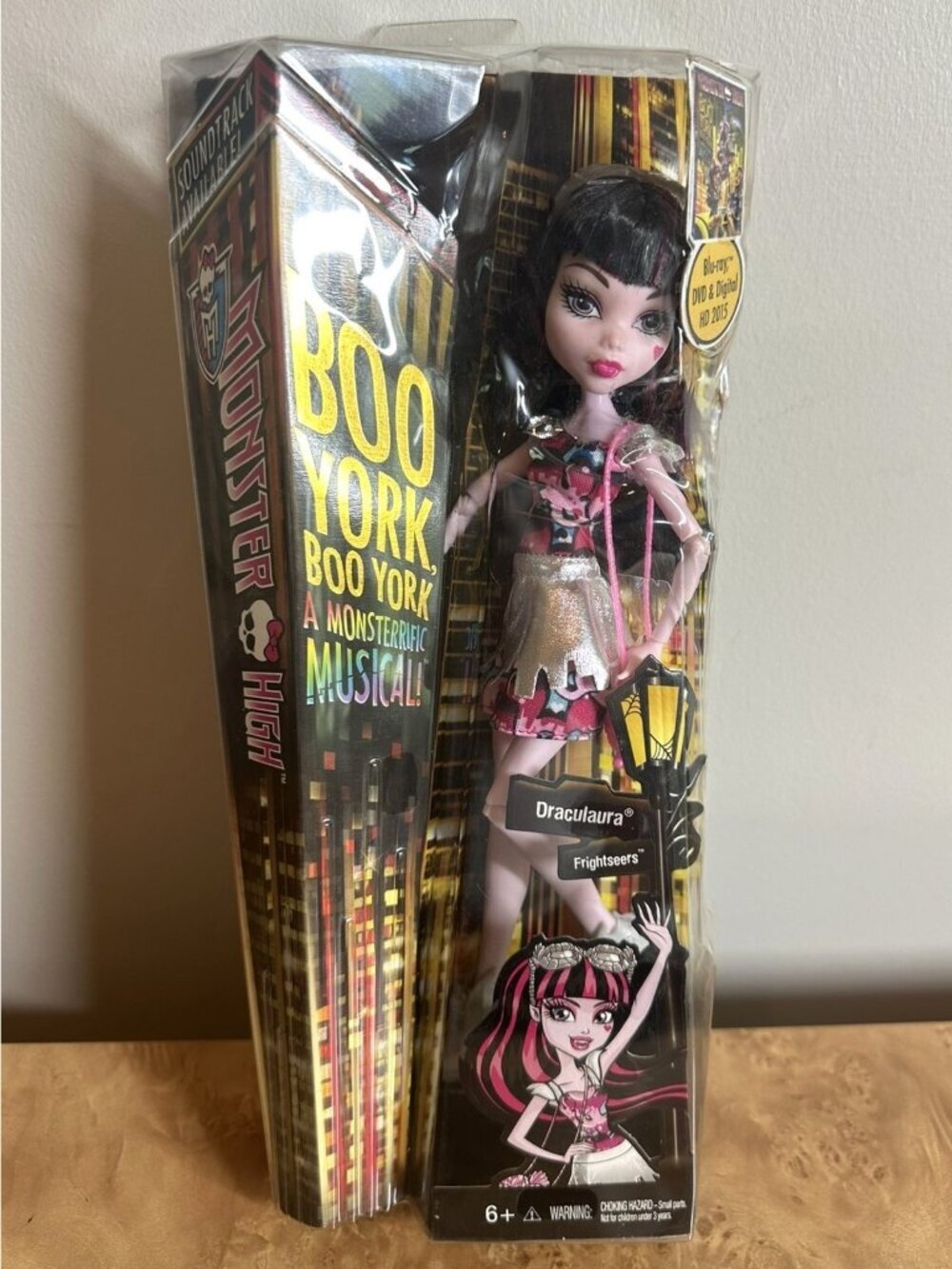 Monster High Draculaura Boo York Doll New in Box 2014 Frightseers